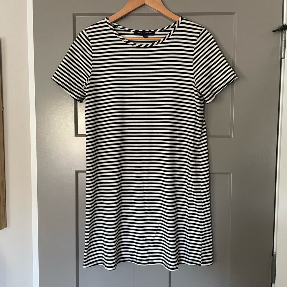 Striped T Shirt Dress